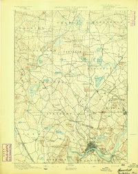 1893 Map of Haverhill, MA