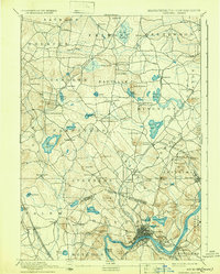 1893 Map of Haverhill, MA, 1932 Print