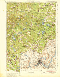 preview thumbnail of historical topo map of Haverhill, MA in 1935