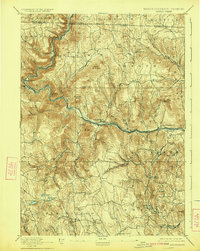 preview thumbnail of historical topo map of Franklin County, MA in 1894