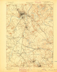 Download a high-resolution, GPS-compatible USGS topo map for Lawrence, MA (1893 edition)