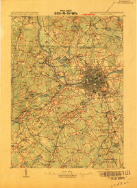 preview thumbnail of historical topo map of Lowell, MA in 1918