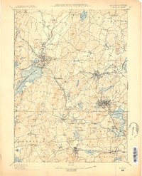 preview thumbnail of historical topo map of Worcester County, MA in 1887