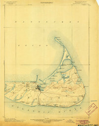 Download a high-resolution, GPS-compatible USGS topo map for Nantucket, MA (1905 edition)