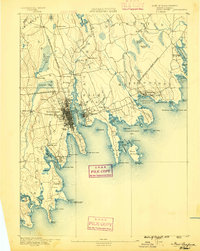 1888 Map of New Bedford