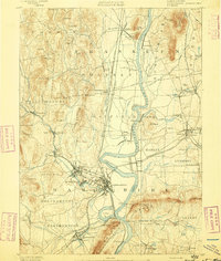 1891 Map of Northampton
