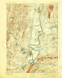 Download a high-resolution, GPS-compatible USGS topo map for Northampton, MA (1925 edition)