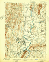 Download a high-resolution, GPS-compatible USGS topo map for Northampton, MA (1932 edition)