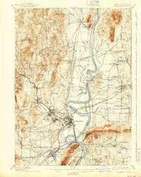Download a high-resolution, GPS-compatible USGS topo map for Northampton, MA (1939 edition)