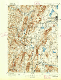 preview thumbnail of historical topo map of Pittsfield, MA in 1897