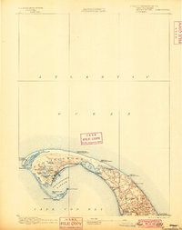 preview thumbnail of historical topo map of Barnstable County, MA in 1889