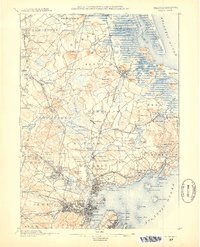Download a high-resolution, GPS-compatible USGS topo map for Salem, MA (1917 edition)