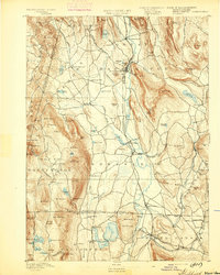 1893 Map of Canaan, CT
