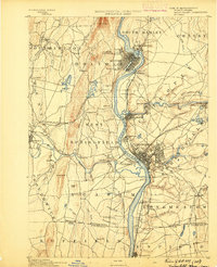 1889 Map of Tolland County, CT