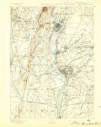 1893 Map of Chicopee, MA