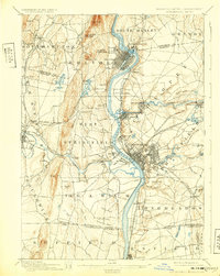 Download a high-resolution, GPS-compatible USGS topo map for Springfield, MA (1932 edition)