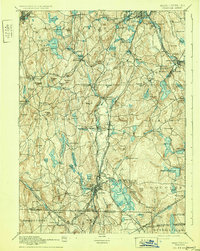 Download a high-resolution, GPS-compatible USGS topo map for Webster, MA (1931 edition)