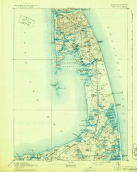 Download a high-resolution, GPS-compatible USGS topo map for Wellfleet, MA (1932 edition)