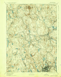 Download a high-resolution, GPS-compatible USGS topo map for Worcester, MA (1932 edition)