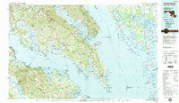 Download a high-resolution, GPS-compatible USGS topo map for Leonardtown, MD (1984 edition)
