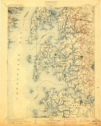 1908 Map of Choptank