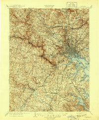 Download a high-resolution, GPS-compatible USGS topo map for Patapsco, MD (1944 edition)