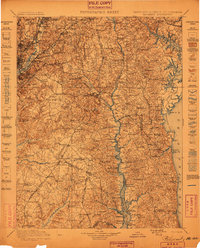 1899 Map of Patuxent
