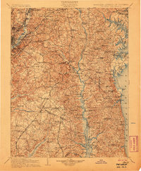 1906 Map of Patuxent