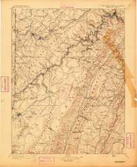 1895 Map of Piedmont
