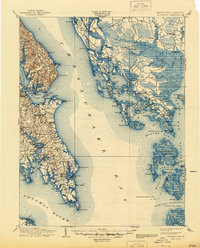 Download a high-resolution, GPS-compatible USGS topo map for St Marys, MD (1944 edition)