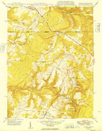 preview thumbnail of historical topo map of Accident, MD in 1949