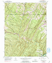Download a high-resolution, GPS-compatible USGS topo map for Artemas, MD (1989 edition)