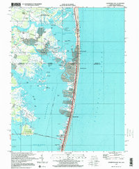 Download a high-resolution, GPS-compatible USGS topo map for Assawoman Bay, MD (2000 edition)