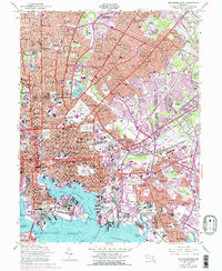 Download a high-resolution, GPS-compatible USGS topo map for Baltimore%20East, MD (1976 edition)