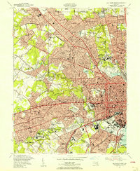 Download a high-resolution, GPS-compatible USGS topo map for Baltimore%20West, MD (1956 edition)