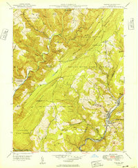 Download a high-resolution, GPS-compatible USGS topo map for Barton, MD (1949 edition)