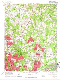 Download a high-resolution, GPS-compatible USGS topo map for Beltsville, MD (1966 edition)