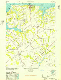 preview thumbnail of historical topo map of Betterton, MD in 1948
