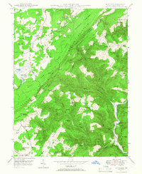 Download a high-resolution, GPS-compatible USGS topo map for Bittinger, MD (1966 edition)
