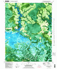 Download a high-resolution, GPS-compatible USGS topo map for Blackwater River, MD (1983 edition)