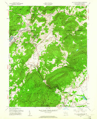 Download a high-resolution, GPS-compatible USGS topo map for Blue Ridge Summit, MD (1961 edition)