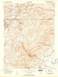 Download a high-resolution, GPS-compatible USGS topo map for Blue Ridge Summit, MD (1955 edition)