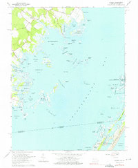 preview thumbnail of historical topo map of Worcester County, MD in 1964