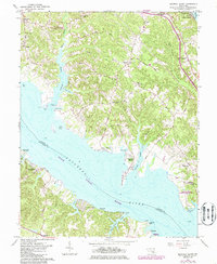 Download a high-resolution, GPS-compatible USGS topo map for Broomes Island, MD (1986 edition)