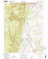preview thumbnail of historical topo map of Frederick County, MD in 1953