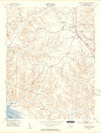Download a high-resolution, GPS-compatible USGS topo map for Charlotte Hall, MD (1954 edition)