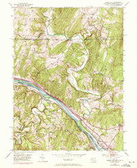Download a high-resolution, GPS-compatible USGS topo map for Cherry Run, MD (1972 edition)