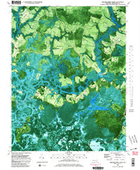 Download a high-resolution, GPS-compatible USGS topo map for Chicamacomico%20River, MD (1983 edition)