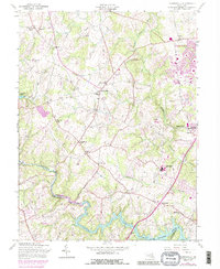 Download a high-resolution, GPS-compatible USGS topo map for Clarksville, MD (1989 edition)