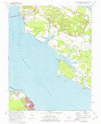 Download a high-resolution, GPS-compatible USGS topo map for Colonial Beach North, MD (1977 edition)